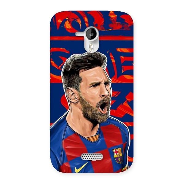 Roaring Soccer Star Back Case for Canvas HD A116