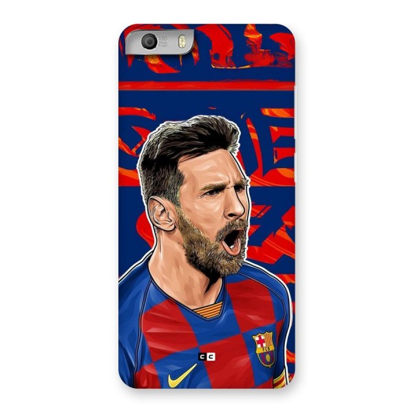 Roaring Soccer Star Back Case for Canvas Knight 2