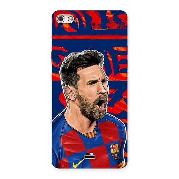 Roaring Soccer Star Back Case for Canvas Silver 5