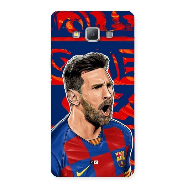 Roaring Soccer Star Back Case for Galaxy A7