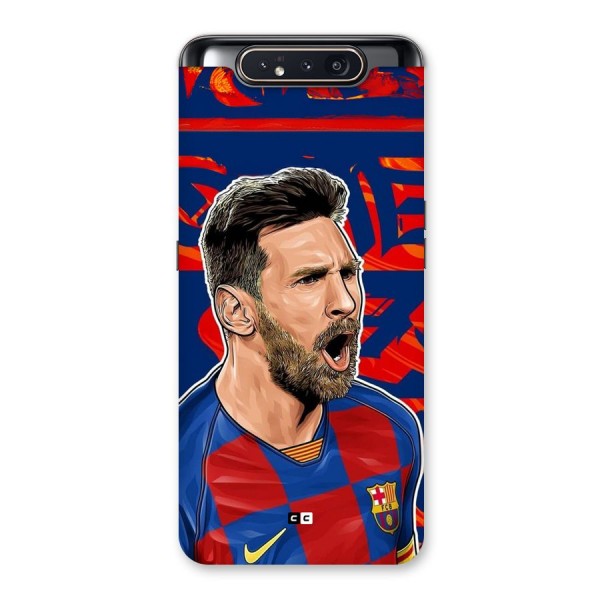 Roaring Soccer Star Back Case for Galaxy A80