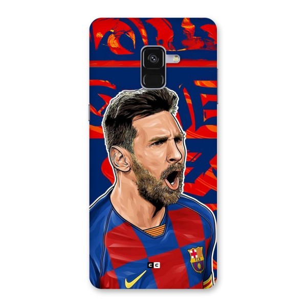 Roaring Soccer Star Back Case for Galaxy A8 Plus