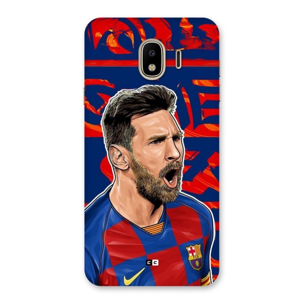 Roaring Soccer Star Back Case for Galaxy J4