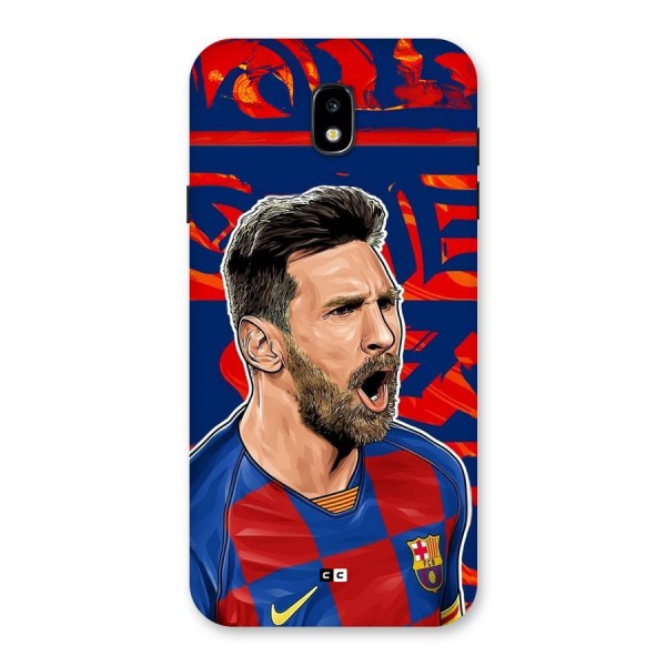 Roaring Soccer Star Back Case for Galaxy J7 Pro