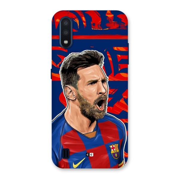 Roaring Soccer Star Back Case for Galaxy M01