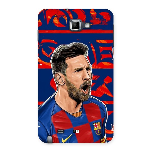 Roaring Soccer Star Back Case for Galaxy Note