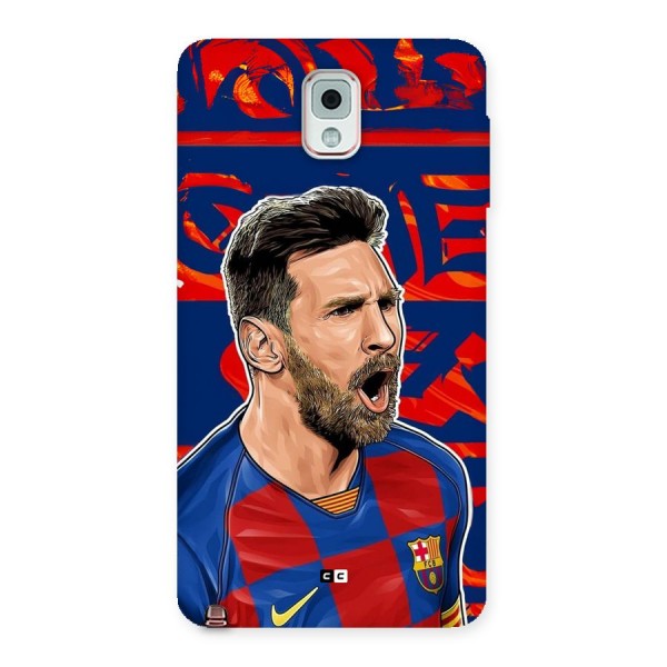 Roaring Soccer Star Back Case for Galaxy Note 3