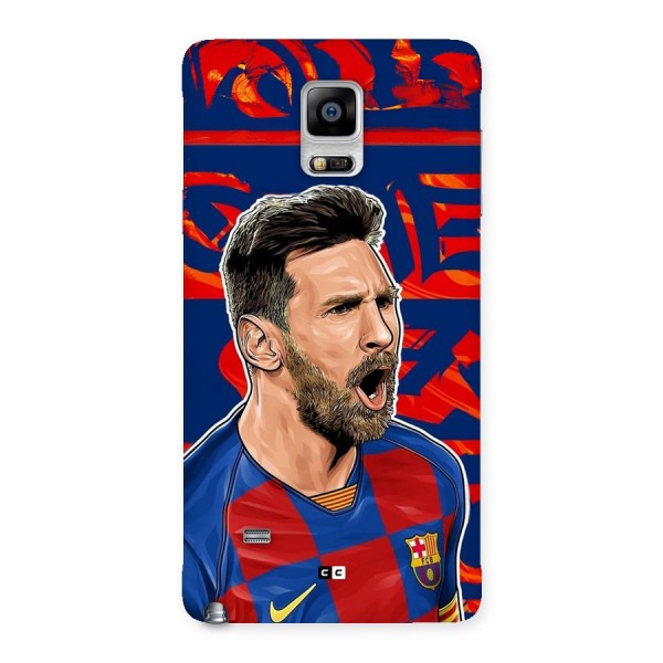 Roaring Soccer Star Back Case for Galaxy Note 4