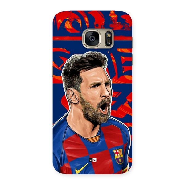 Roaring Soccer Star Back Case for Galaxy S7