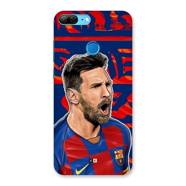 Roaring Soccer Star Back Case for Honor 9 Lite