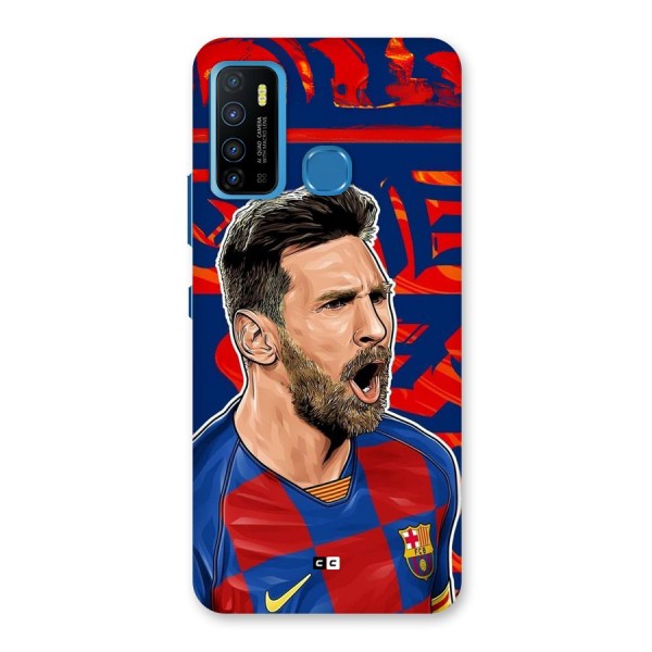 Roaring Soccer Star Back Case for Infinix Hot 9