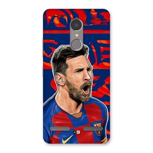 Roaring Soccer Star Back Case for Lenovo K6