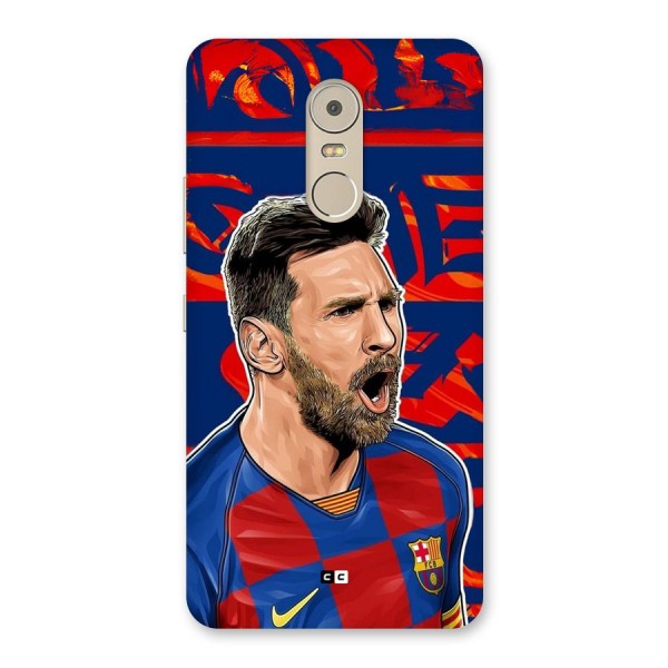 Roaring Soccer Star Back Case for Lenovo K6 Note