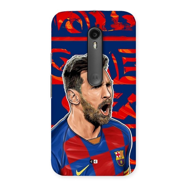 Roaring Soccer Star Back Case for Moto G3