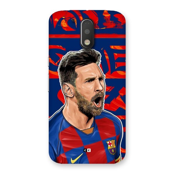 Roaring Soccer Star Back Case for Moto G4 Plus