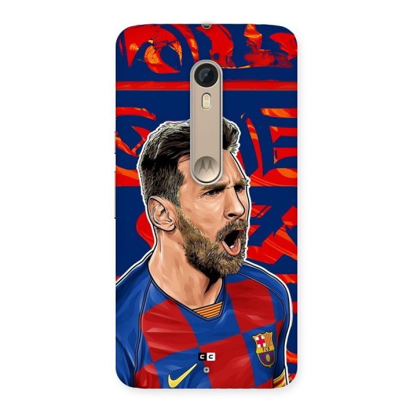 Roaring Soccer Star Back Case for Moto X Style