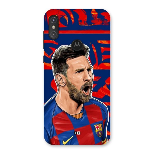 Roaring Soccer Star Back Case for Motorola One Power