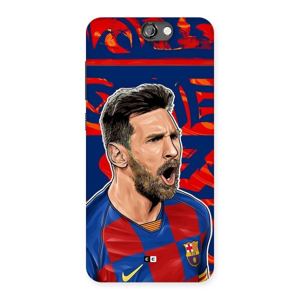 Roaring Soccer Star Back Case for One A9