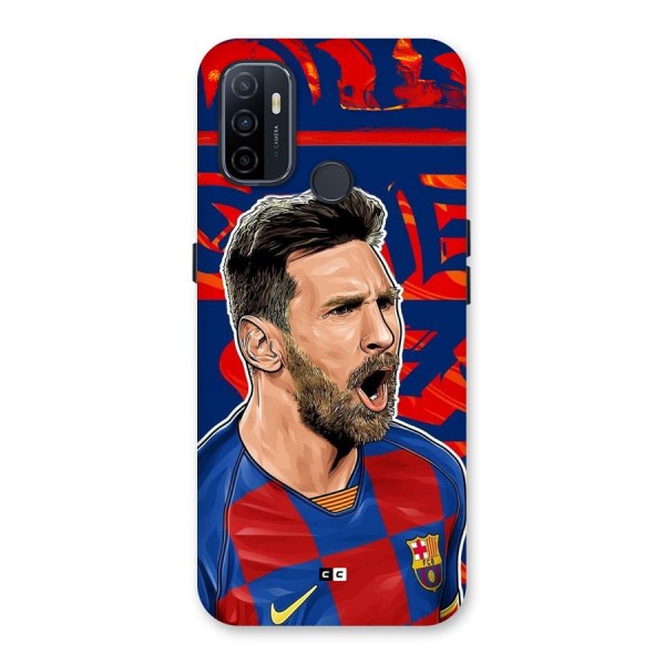 Roaring Soccer Star Back Case for Oppo A32