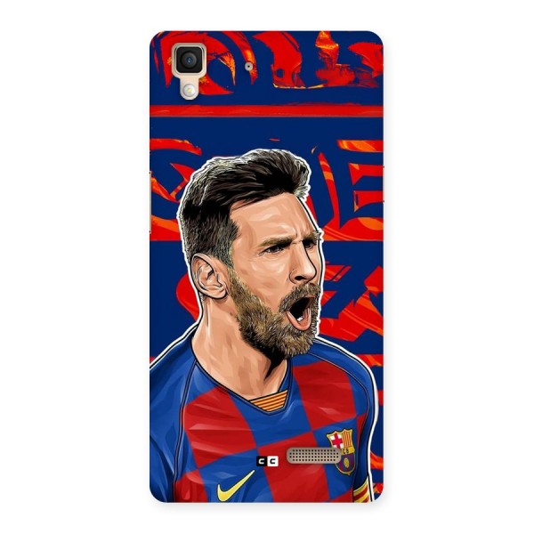 Roaring Soccer Star Back Case for Oppo R7