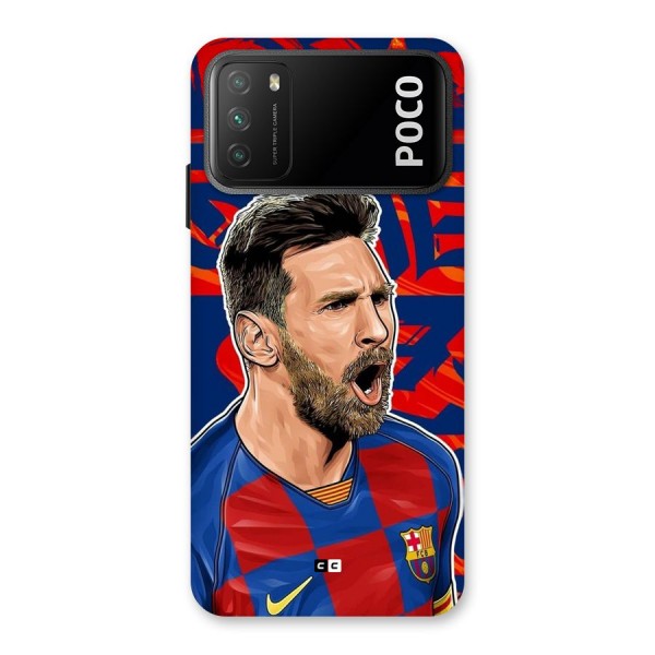 Roaring Soccer Star Back Case for Poco M3