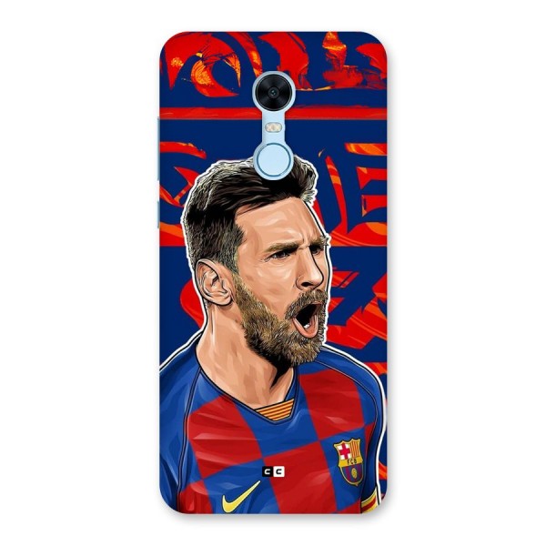 Roaring Soccer Star Back Case for Redmi Note 5