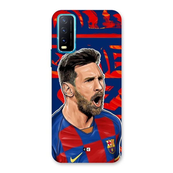 Roaring Soccer Star Back Case for Vivo Y12s