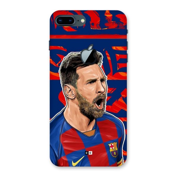 Roaring Soccer Star Back Case for iPhone 7 Plus Apple Cut