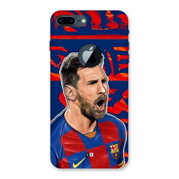 Roaring Soccer Star Back Case for iPhone 7 Plus Logo Cut