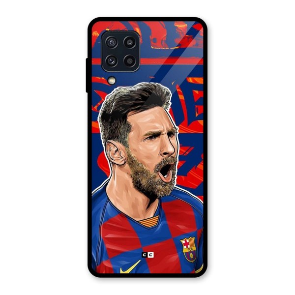 Roaring Soccer Star Glass Back Case for Galaxy M32