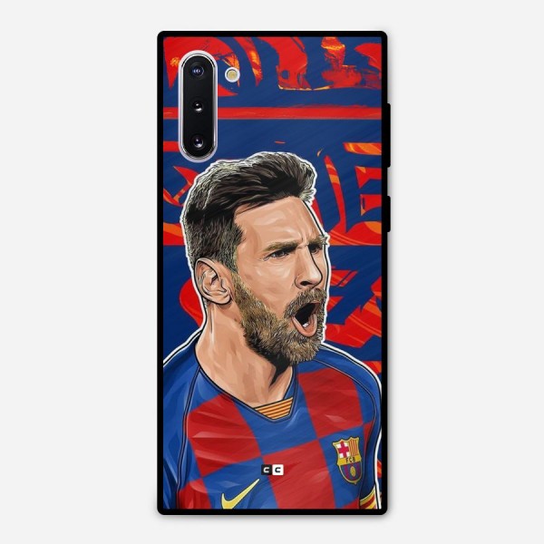 Roaring Soccer Star Metal Back Case for Galaxy Note 10