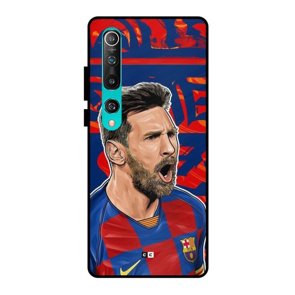 Roaring Soccer Star Metal Back Case for Mi 10