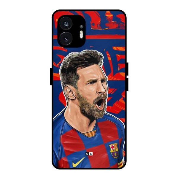 Roaring Soccer Star Metal Back Case for Nothing Phone 2