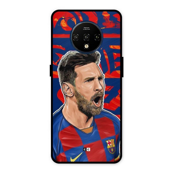 Roaring Soccer Star Metal Back Case for OnePlus 7T