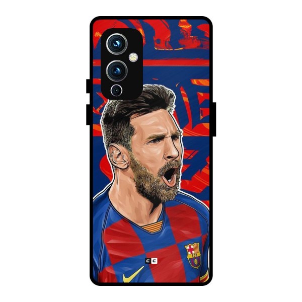 Roaring Soccer Star Metal Back Case for OnePlus 9