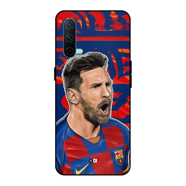 Roaring Soccer Star Metal Back Case for OnePlus Nord CE 5G