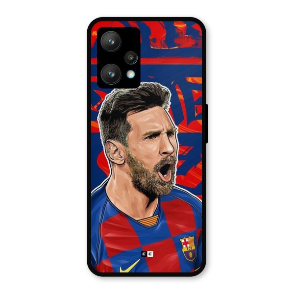 Roaring Soccer Star Metal Back Case for Realme 9 Pro Plus 5G