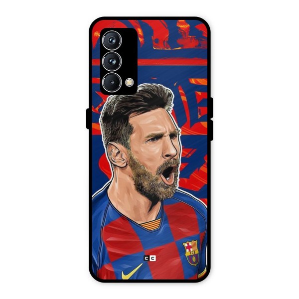 Roaring Soccer Star Metal Back Case for Realme GT Master Edition