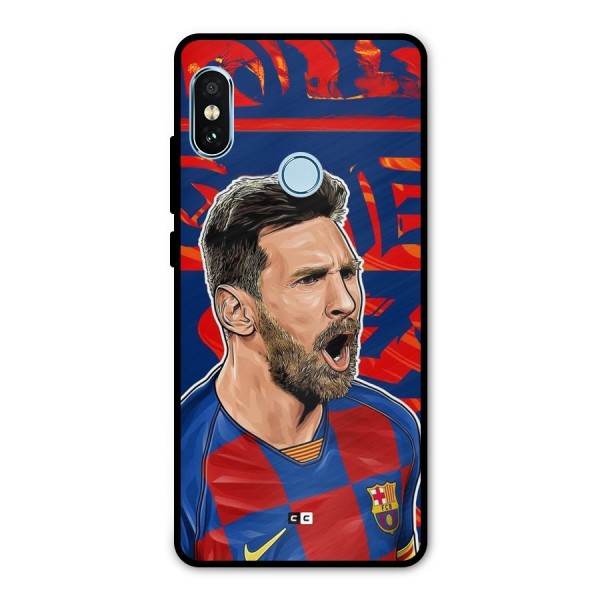 Roaring Soccer Star Metal Back Case for Redmi Note 5 Pro