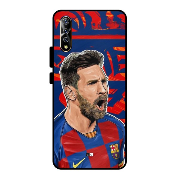 Roaring Soccer Star Metal Back Case for Vivo S1