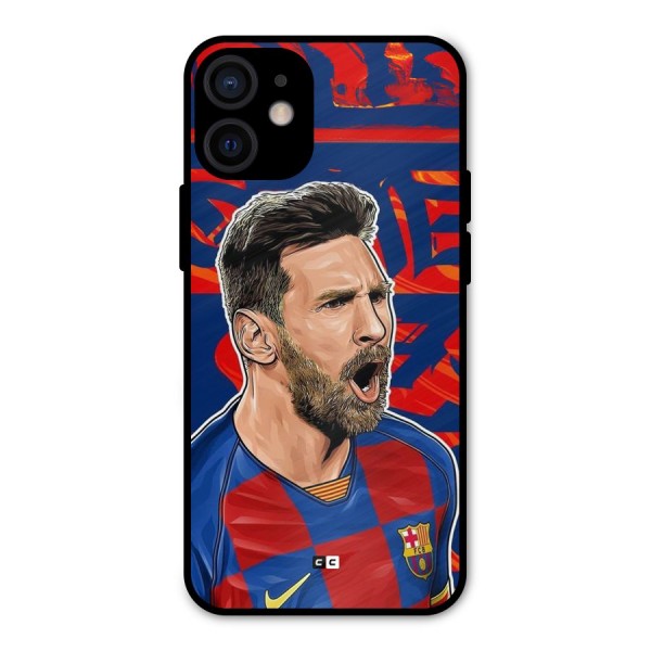 Roaring Soccer Star Metal Back Case for iPhone 12 Mini