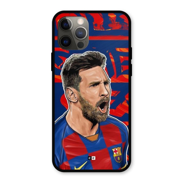 Roaring Soccer Star Metal Back Case for iPhone 12 Pro