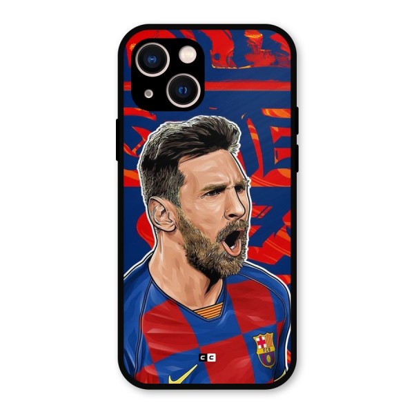 Roaring Soccer Star Metal Back Case for iPhone 13