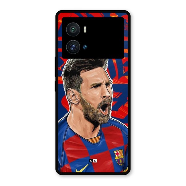 Roaring Soccer Star Metal Back Case for iQOO 9 Pro