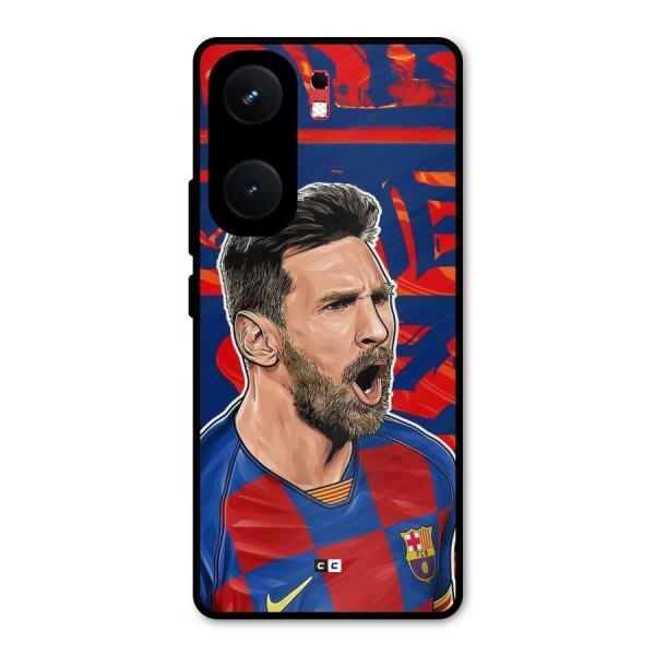 Roaring Soccer Star Metal Back Case for iQOO Neo 9 Pro