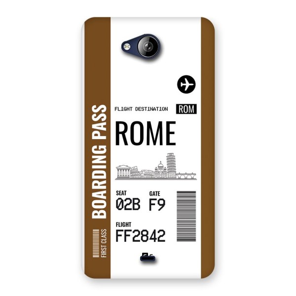 Rome Boarding Pass Back Case for Canvas Play Q355