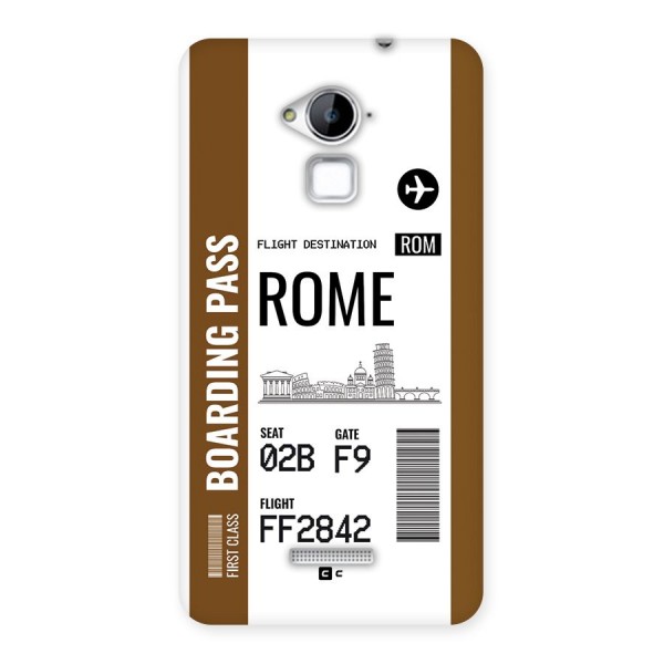 Rome Boarding Pass Back Case for Coolpad Note 3