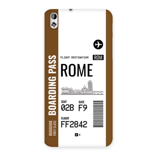 Rome Boarding Pass Back Case for Desire 816s