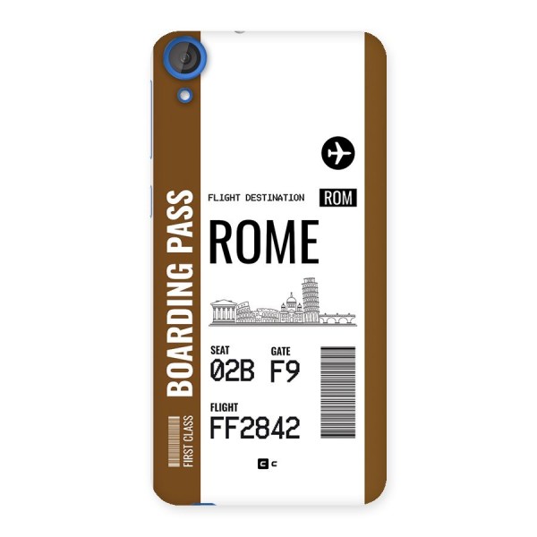 Rome Boarding Pass Back Case for Desire 820s