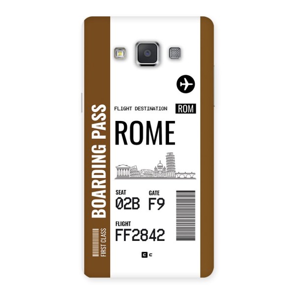 Rome Boarding Pass Back Case for Galaxy Grand 3